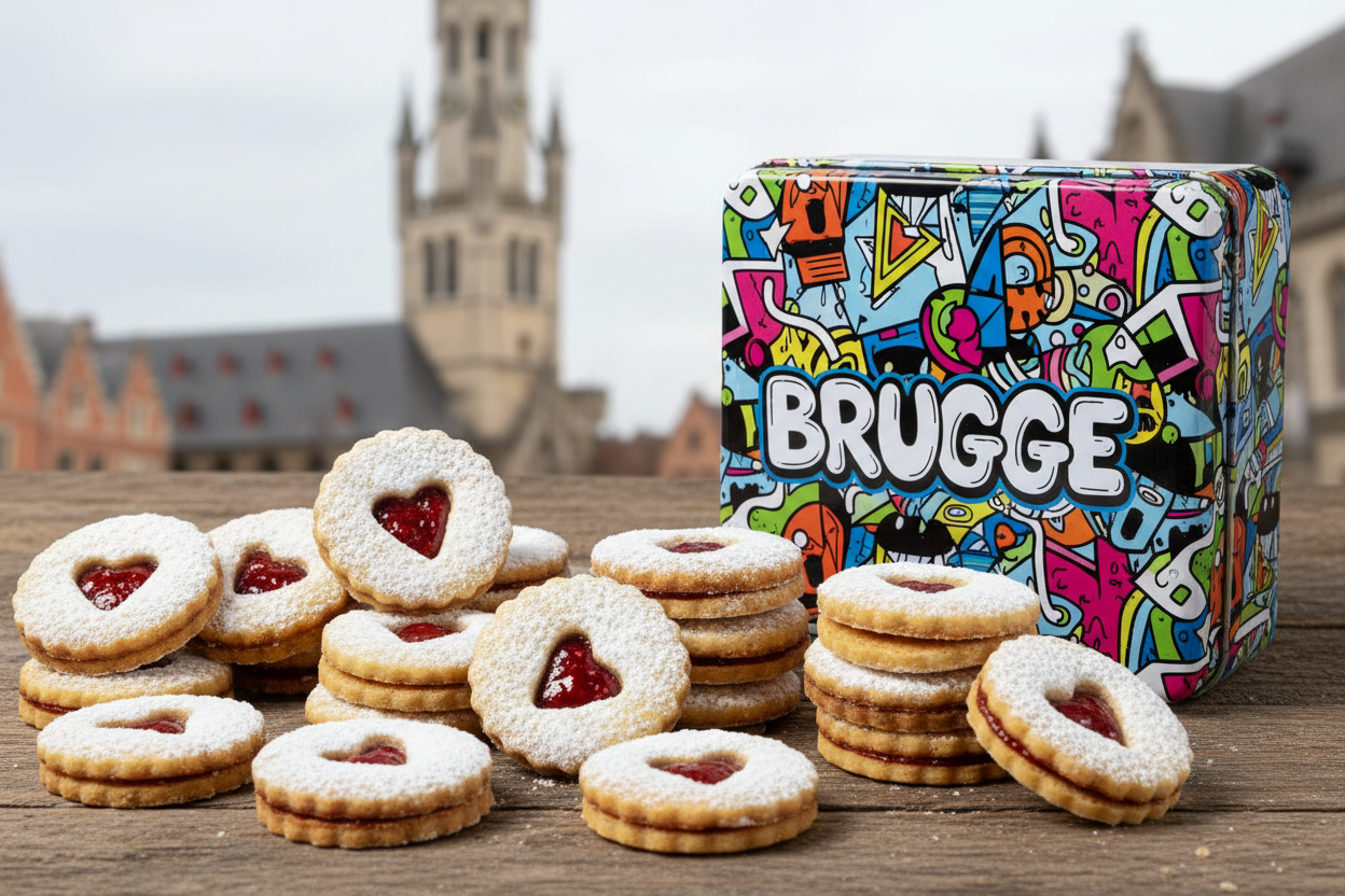 better but more cookies, no texture on the cookies but powder sugar