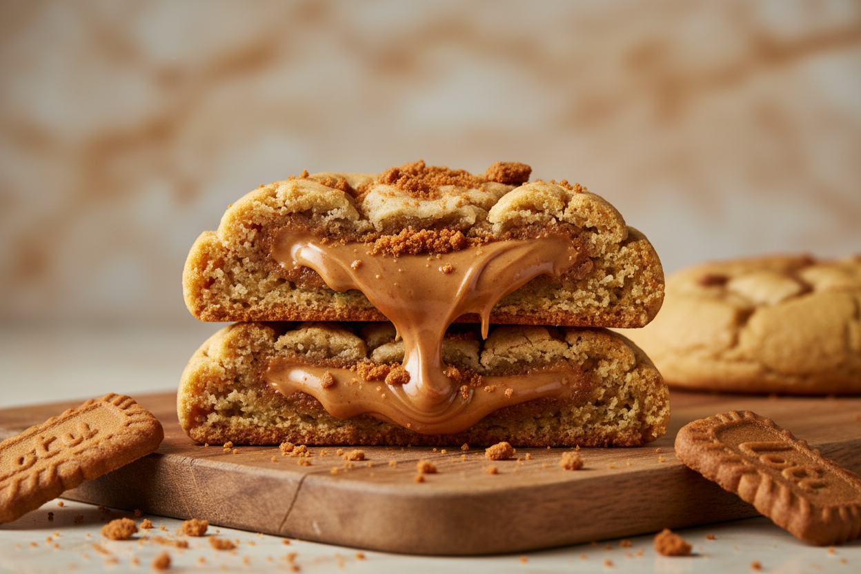 Big NY Style Biscoff Cookie